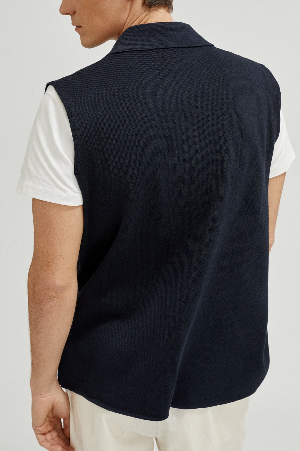 The Organic Cotton Vest - Imperfect Version | Blue Navy