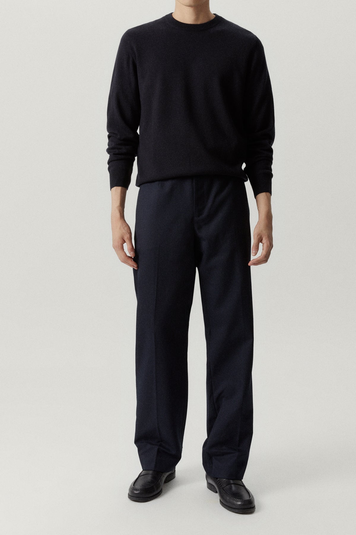 The Ultrasoft Round-neck Sweater - Imperfect Version blue