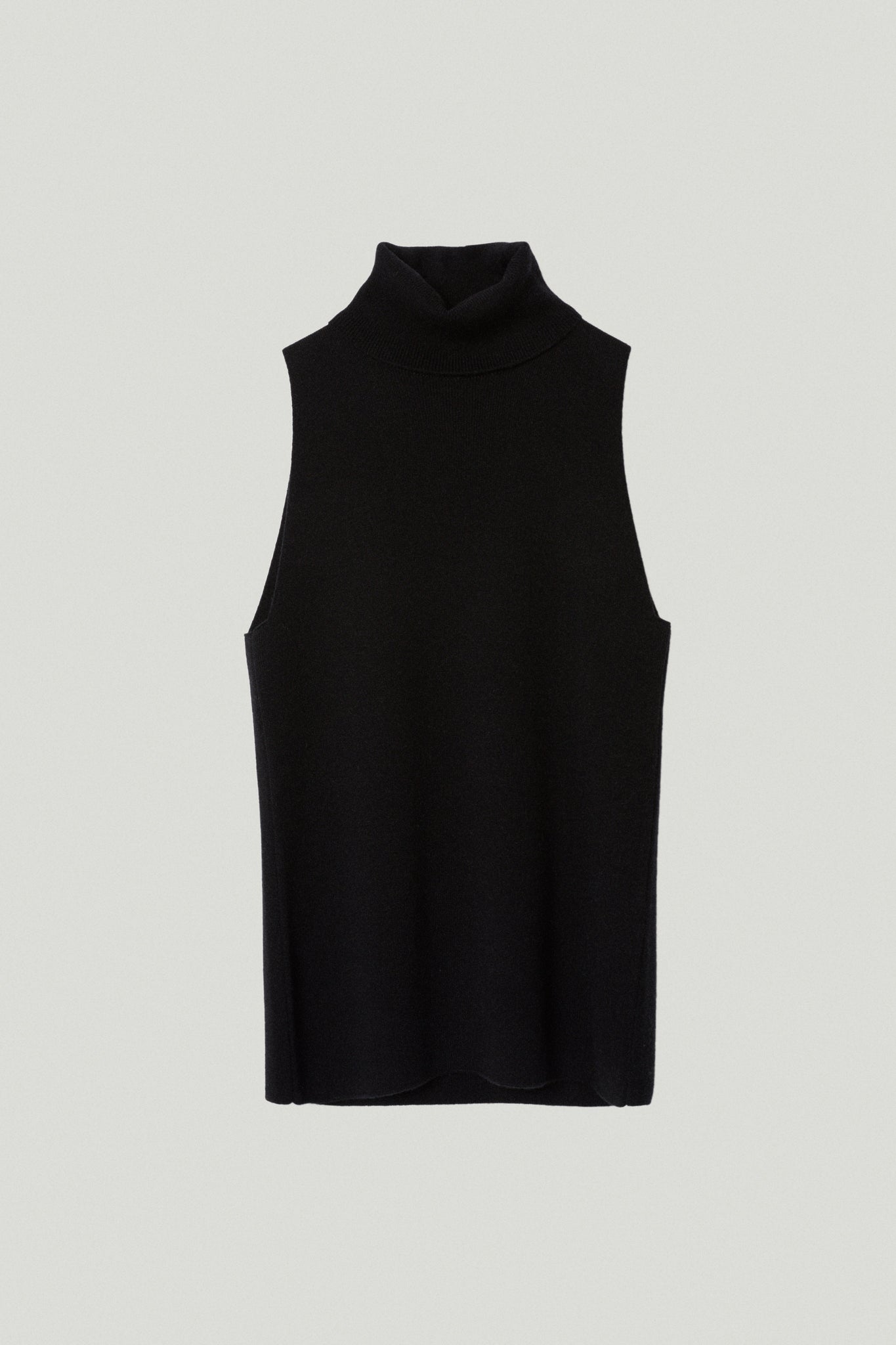 Black | The Ultrasoft Wool A-line top