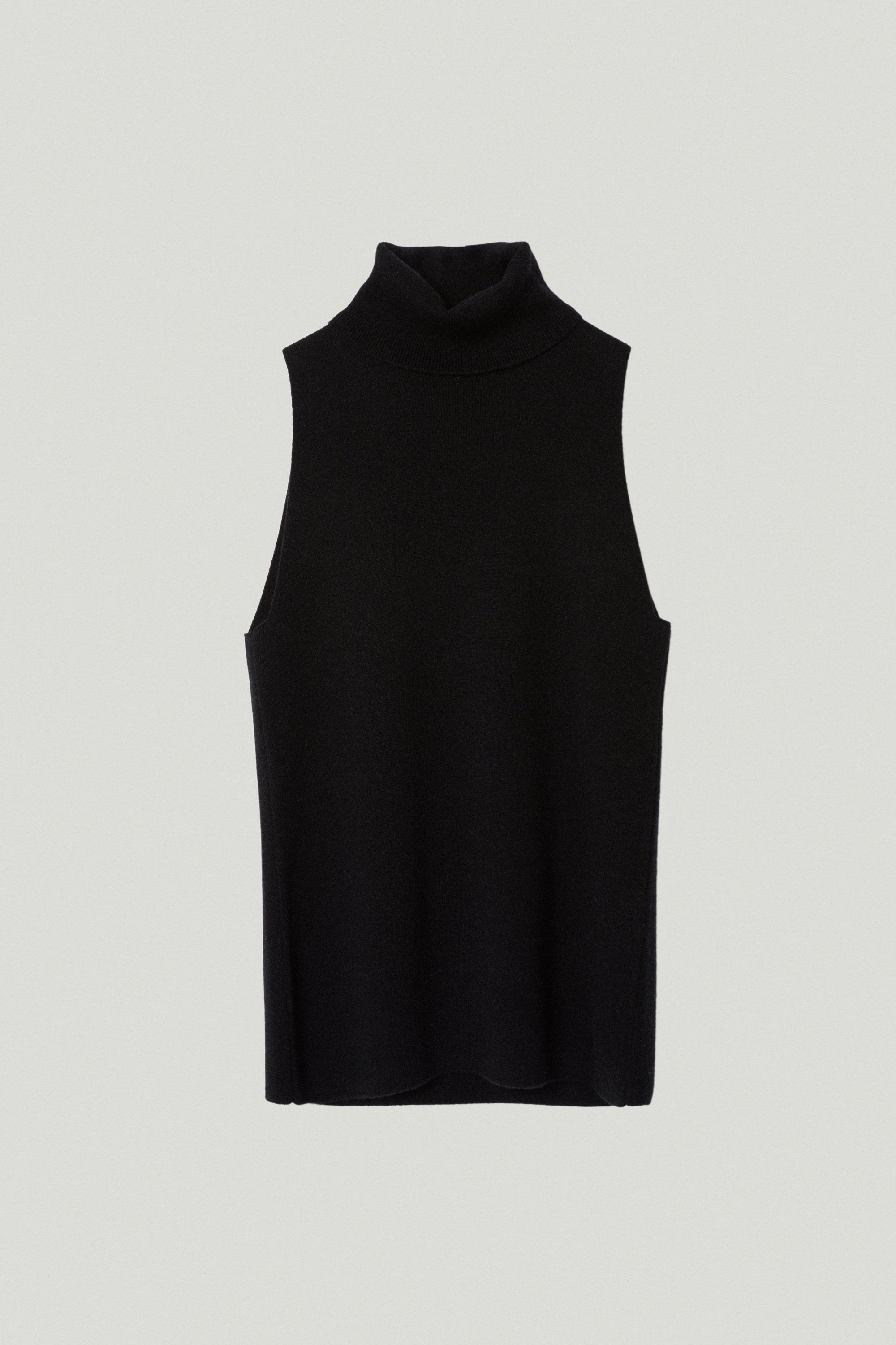 the ultrasoft wool a line top black