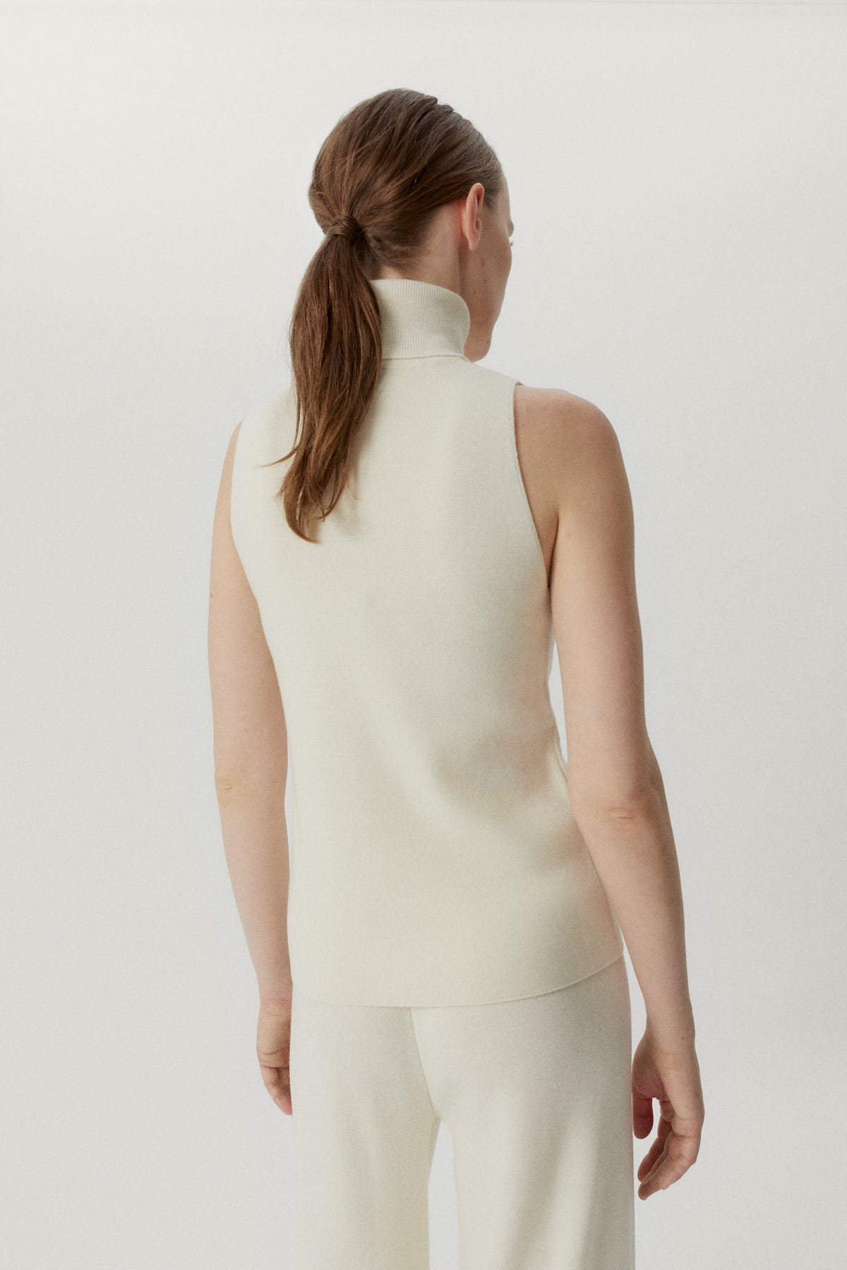 the ultrasoft wool a line top natural white