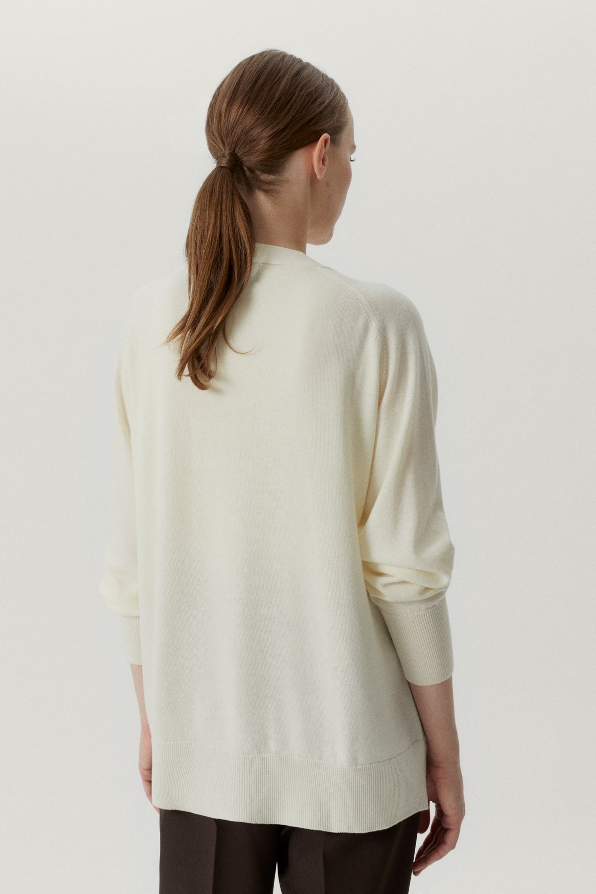 Natural White | The Ultrasoft Wool Relaxed Cardigan