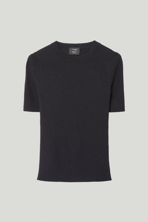 Midnight Blue | The Ultrasoft Wool Ribbed T-Shirt