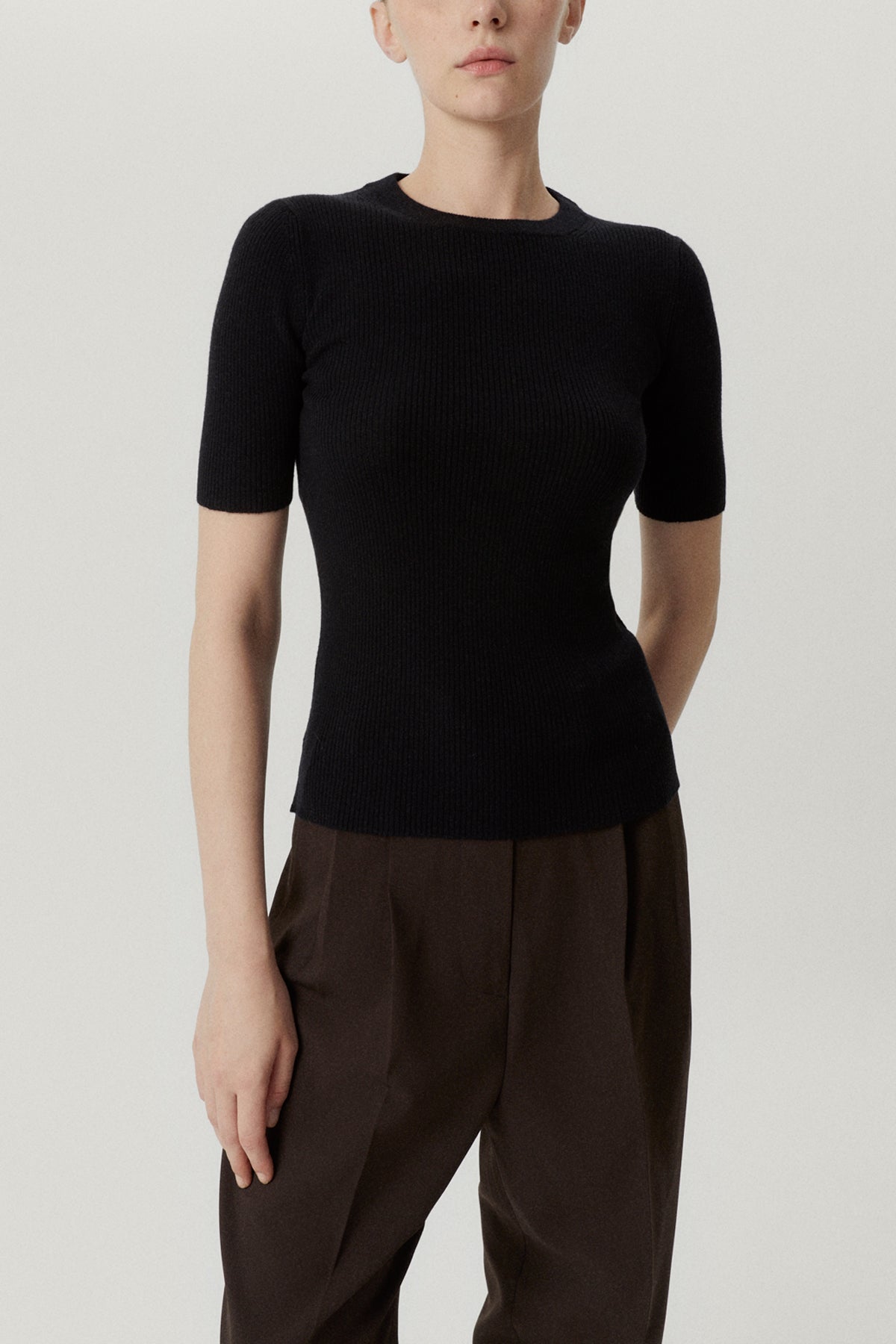 The Ultrasoft Wool Ribbed T-Shirt - Imperfect Version