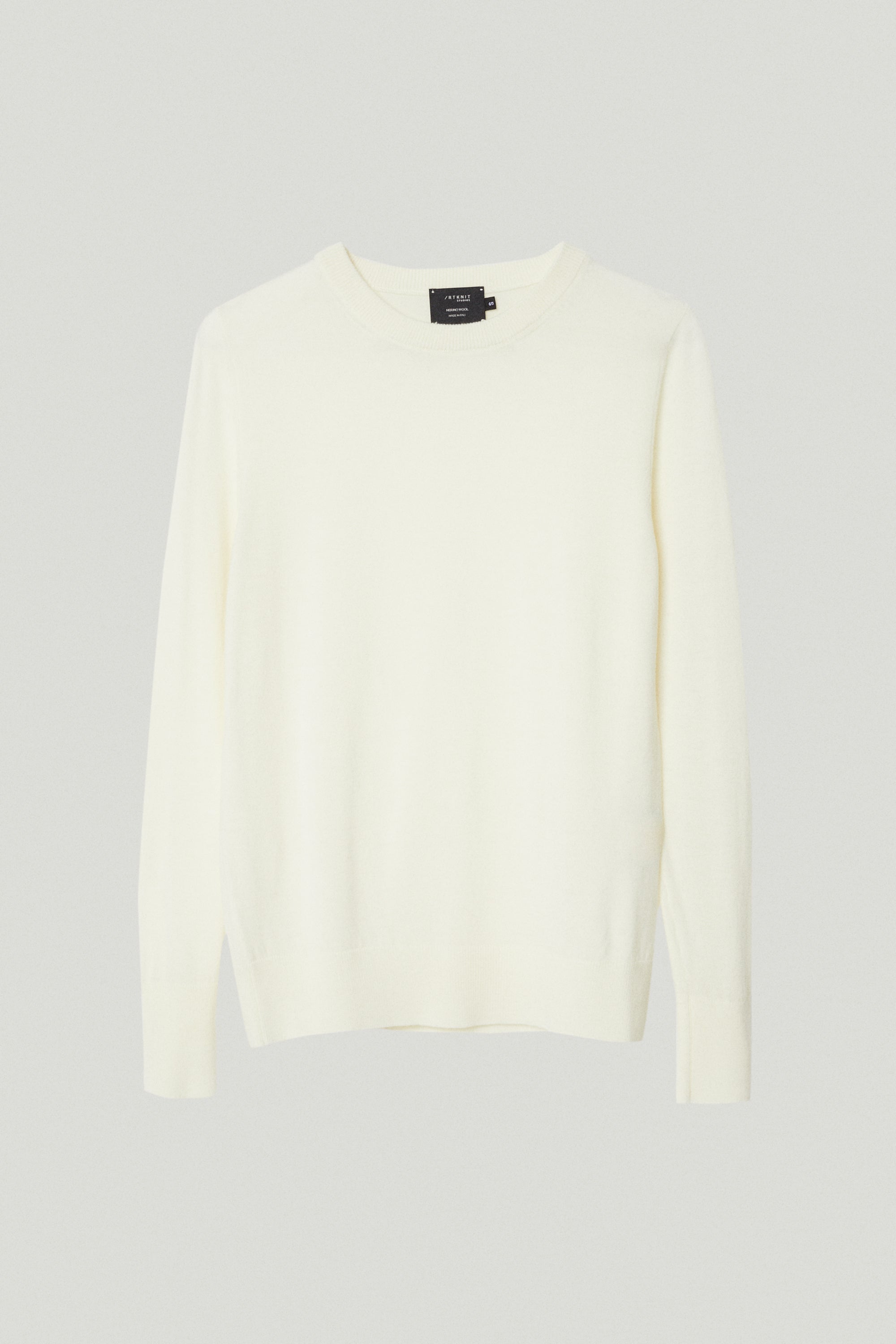 the ultrasoft wool round neck 2 natural white