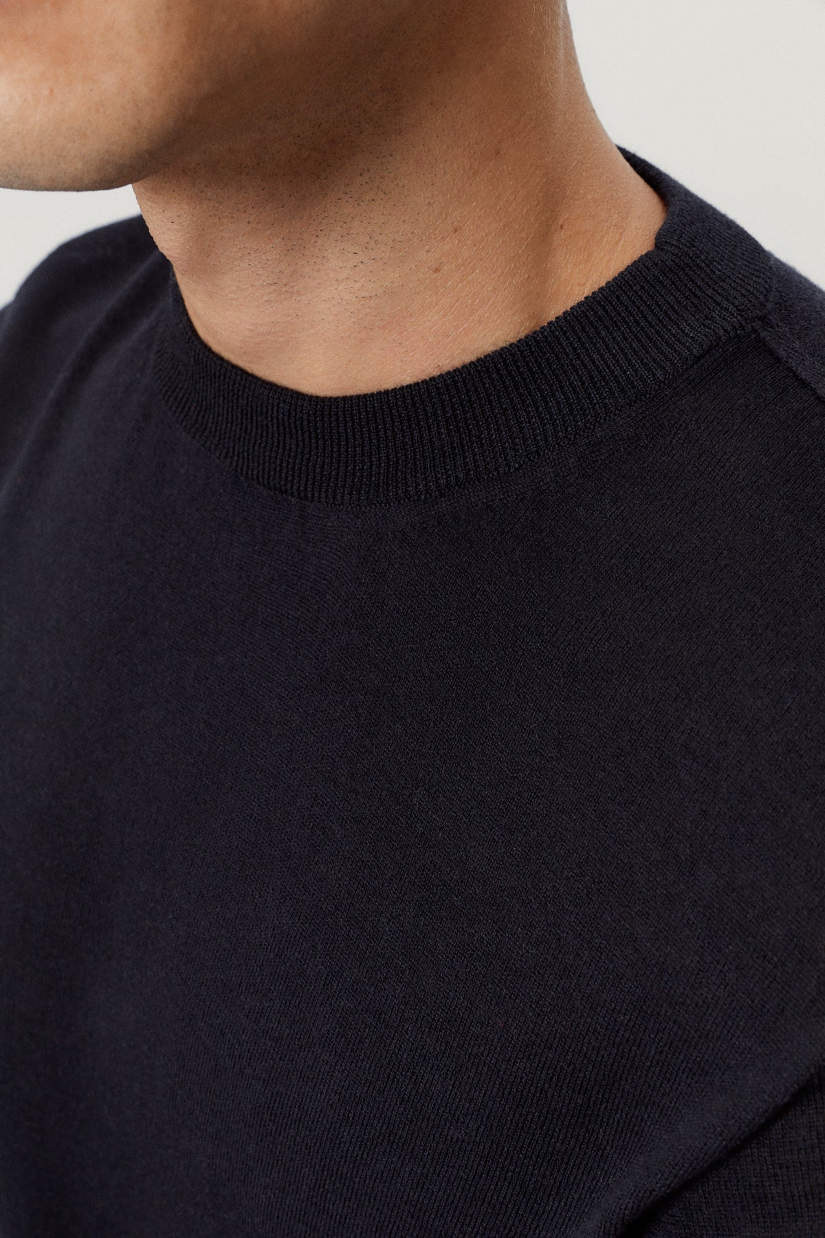 the ultrasoft wool t shirt midnight blue