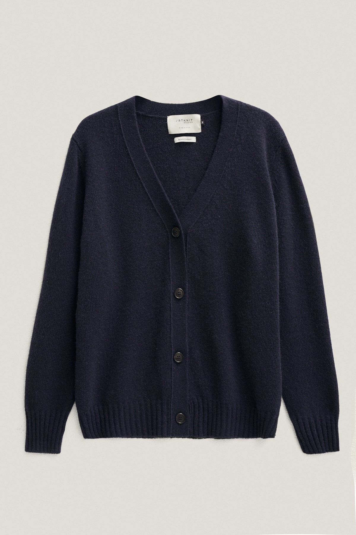 The Upcycled Cashmere Cardigan - Imperfect Version | Blue Navy