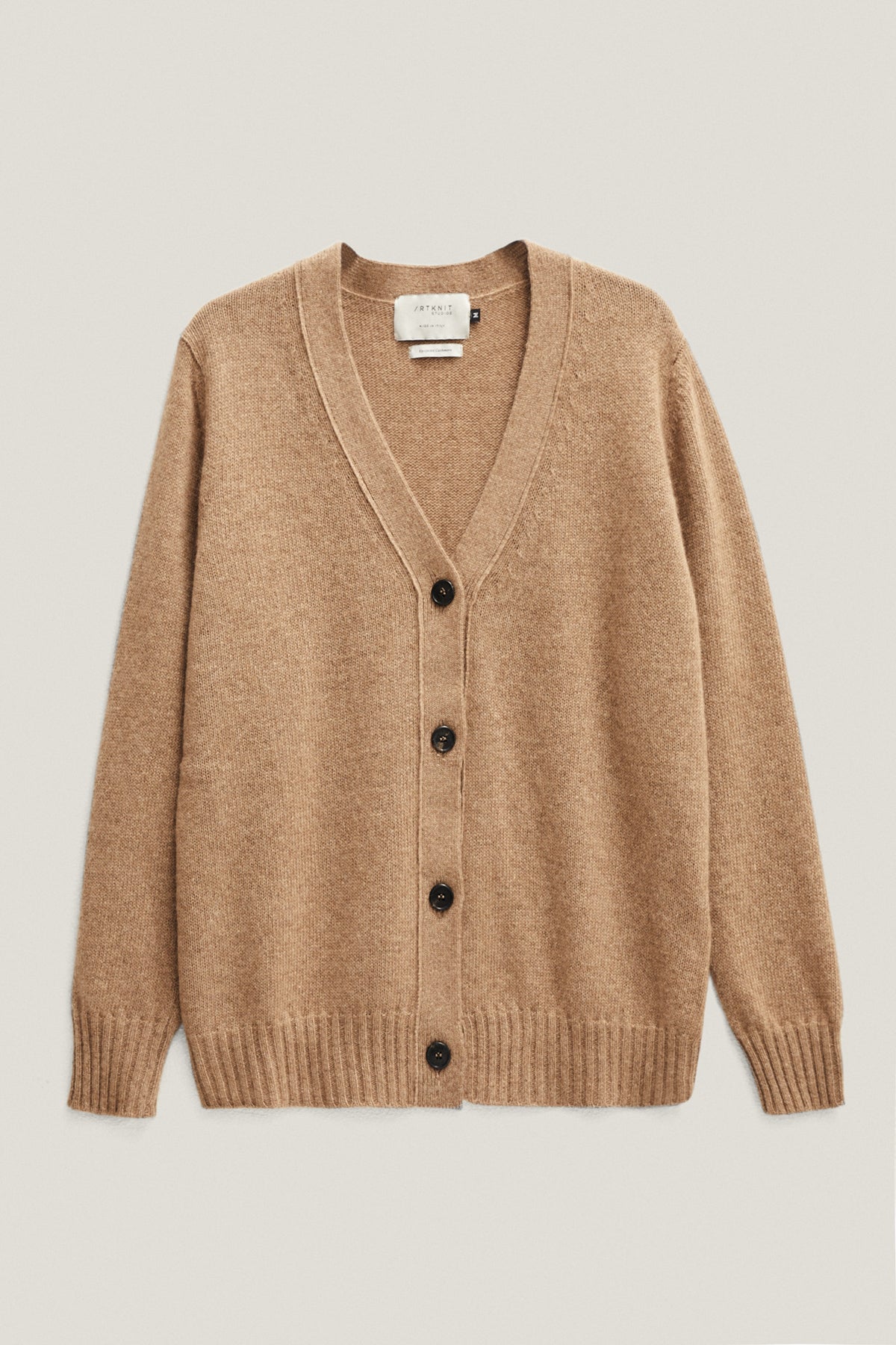 The Upcycled Cashmere Cardigan - Imperfect Version | Camel