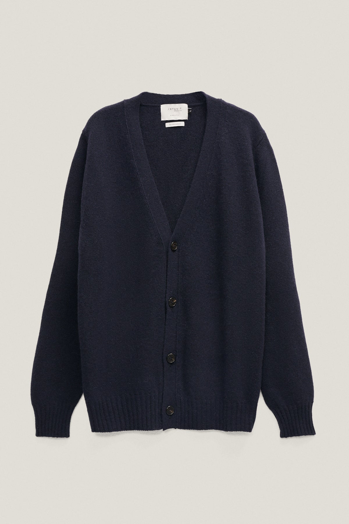 The Upcycled Cashmere Cardigan - Imperfect Version | Blue Navy