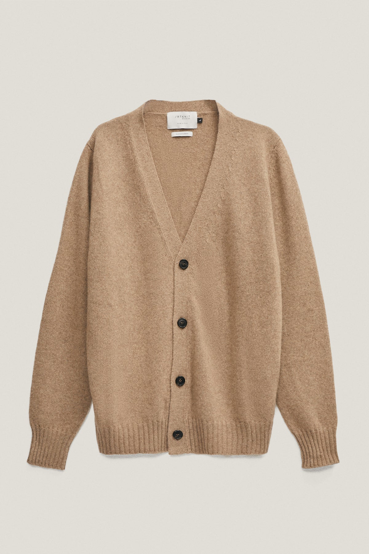 The Upcycled Cashmere Cardigan - Imperfect Version | Camel