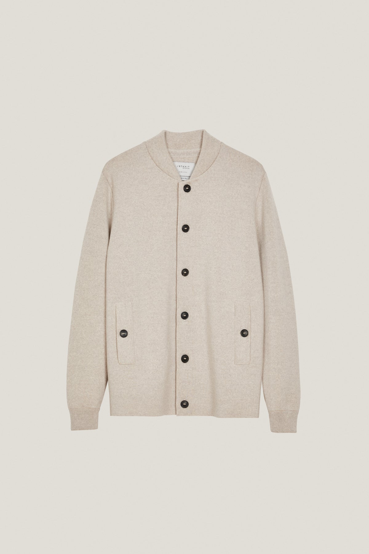 The Merino Wool Bomber - Imperfect Version | Pearl