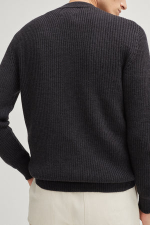 Anthracite Grey | The Merino Wool Perkins Sweater – Imperfect Version