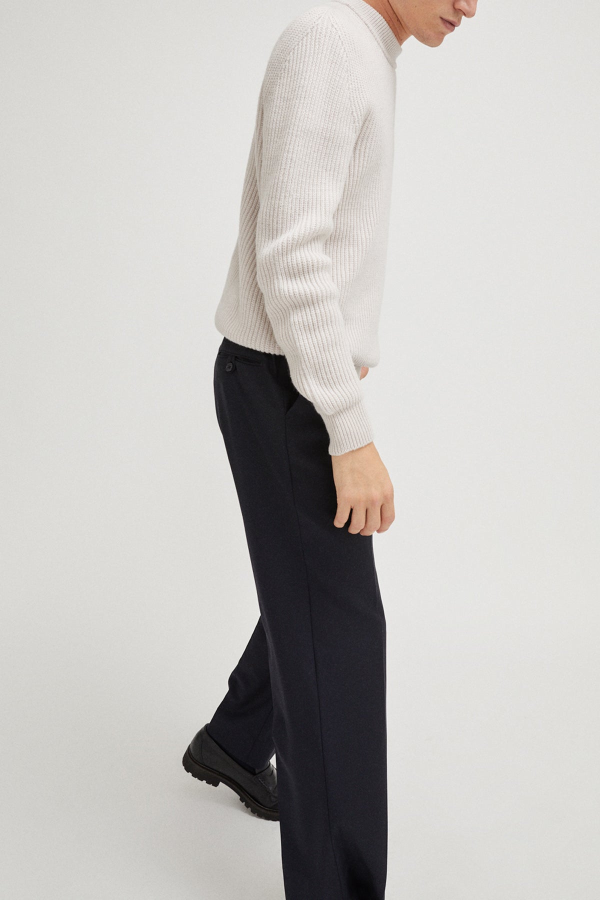 the merino wool perkins sweater imperfect version pearl