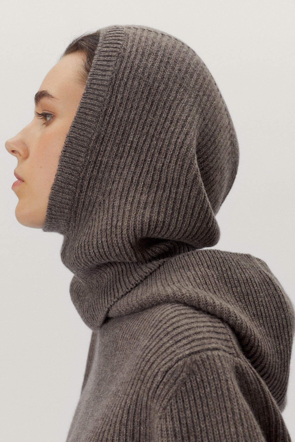 the woolen balaclava taupe