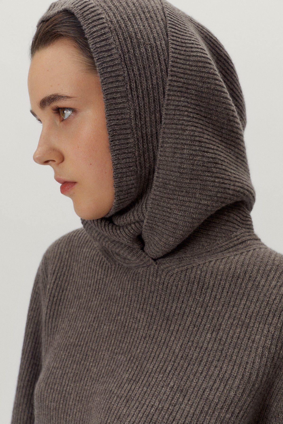 the woolen balaclava taupe