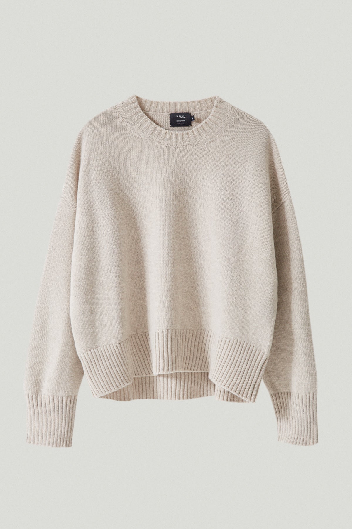 the woolen chunky sweater ecru