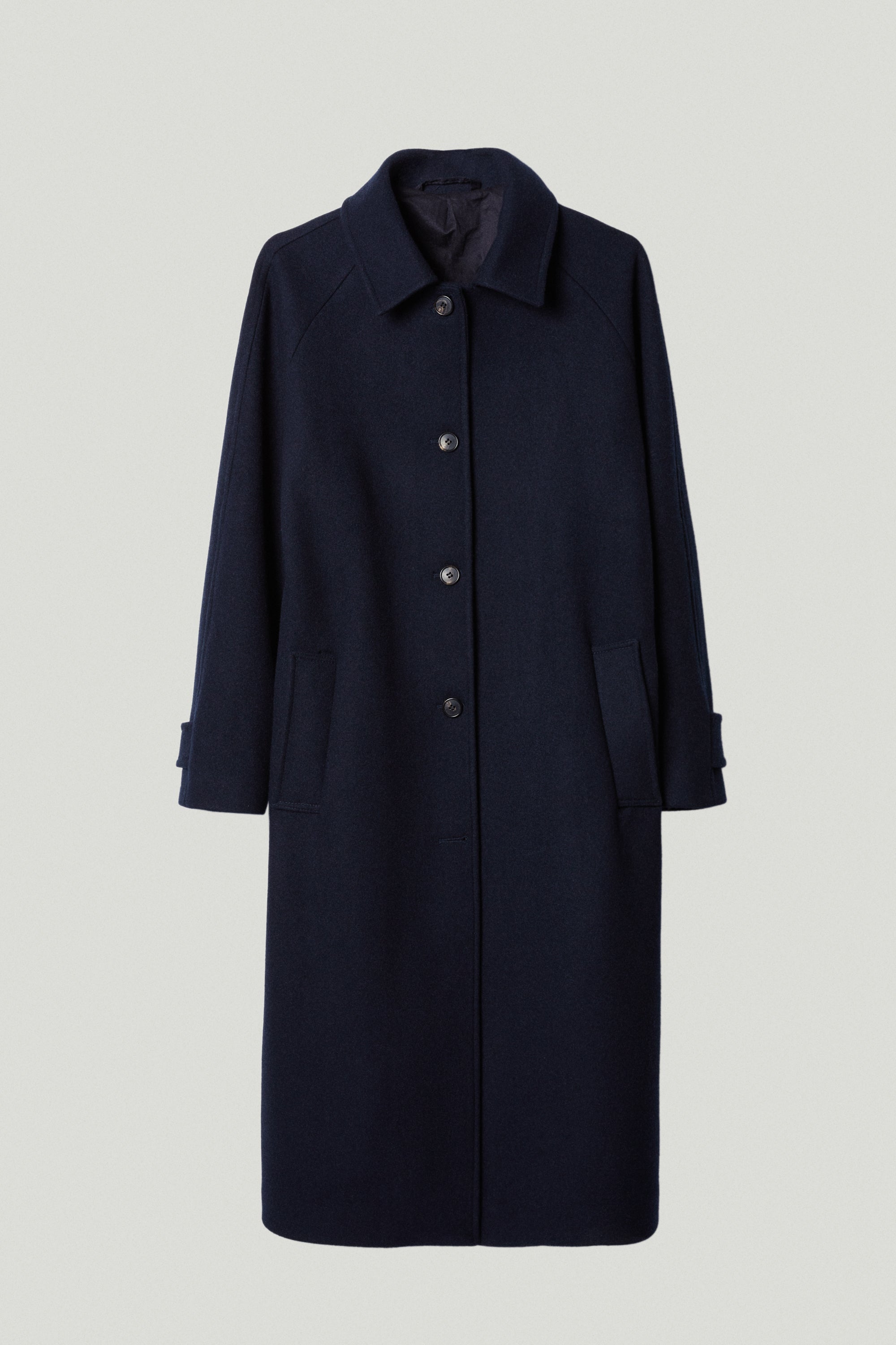 the woolen coat blue navy