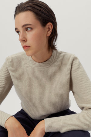 ADEMY - TAUPE, Knitwear