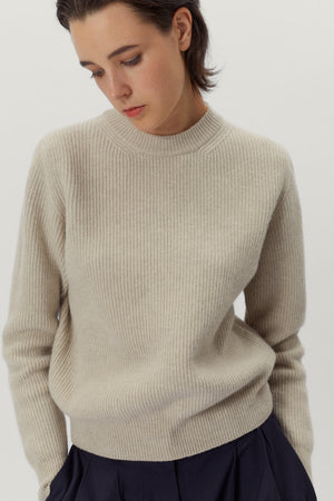 Ecru | The Woolen Perkins Sweater