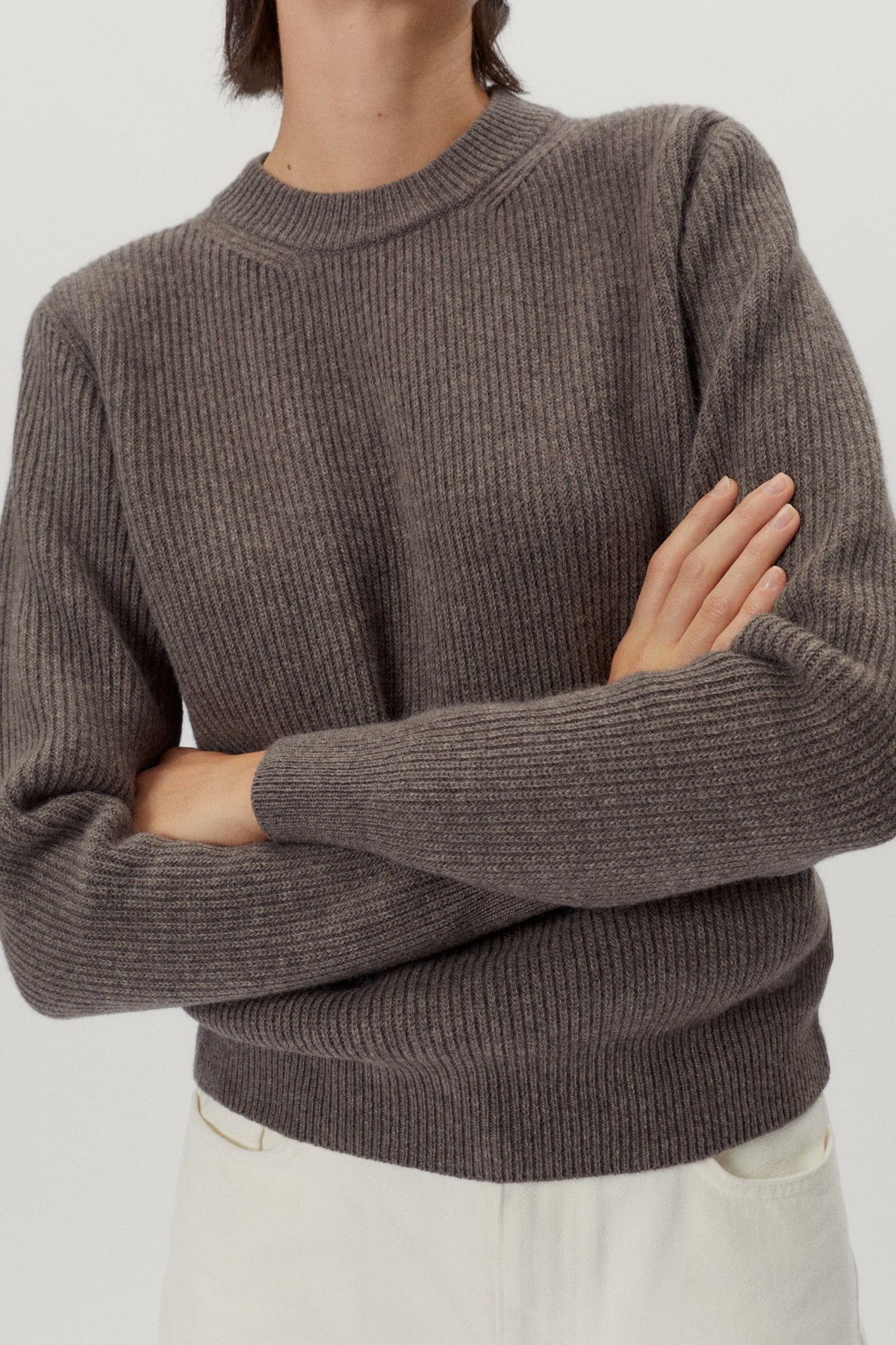 Taupe | The Woolen Perkins Sweater