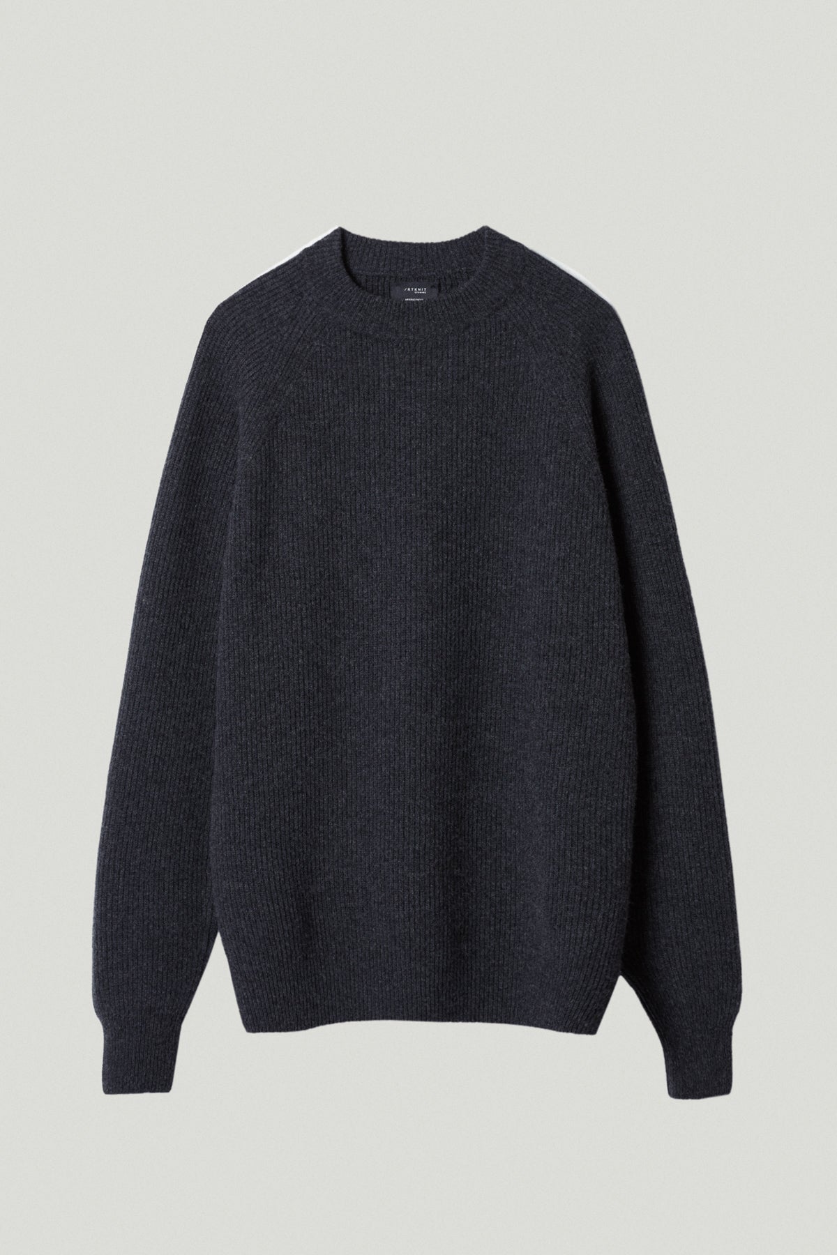 the woolen perkins sweater ash grey