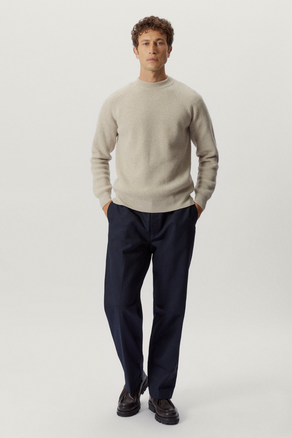 Ecru | The Woolen Perkins Sweater