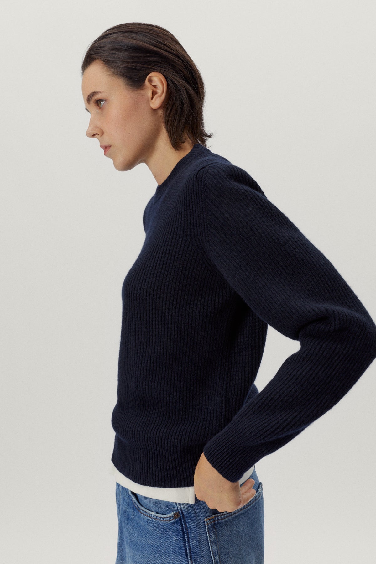 the woolen perkins sweater 2 blue navy