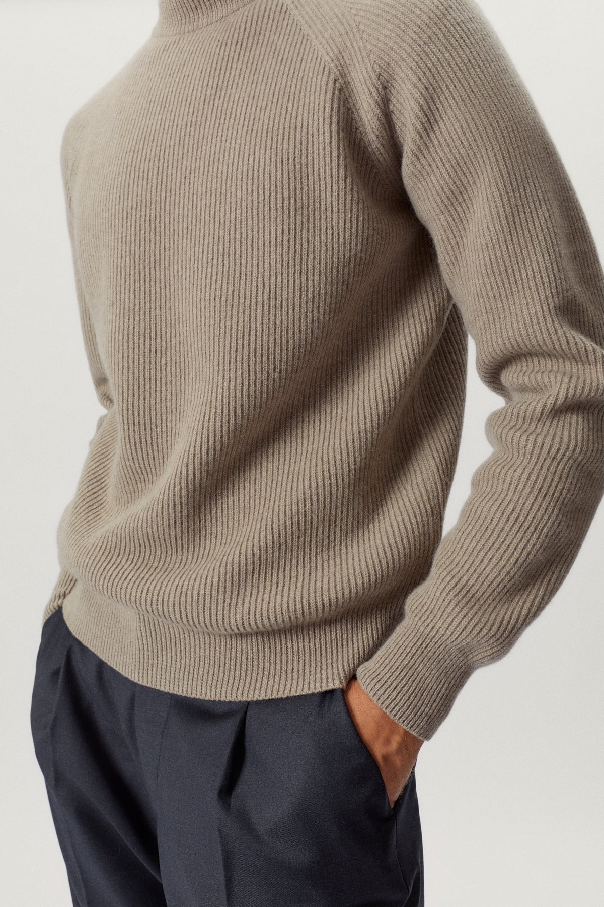 the woolen perkins sweater oak