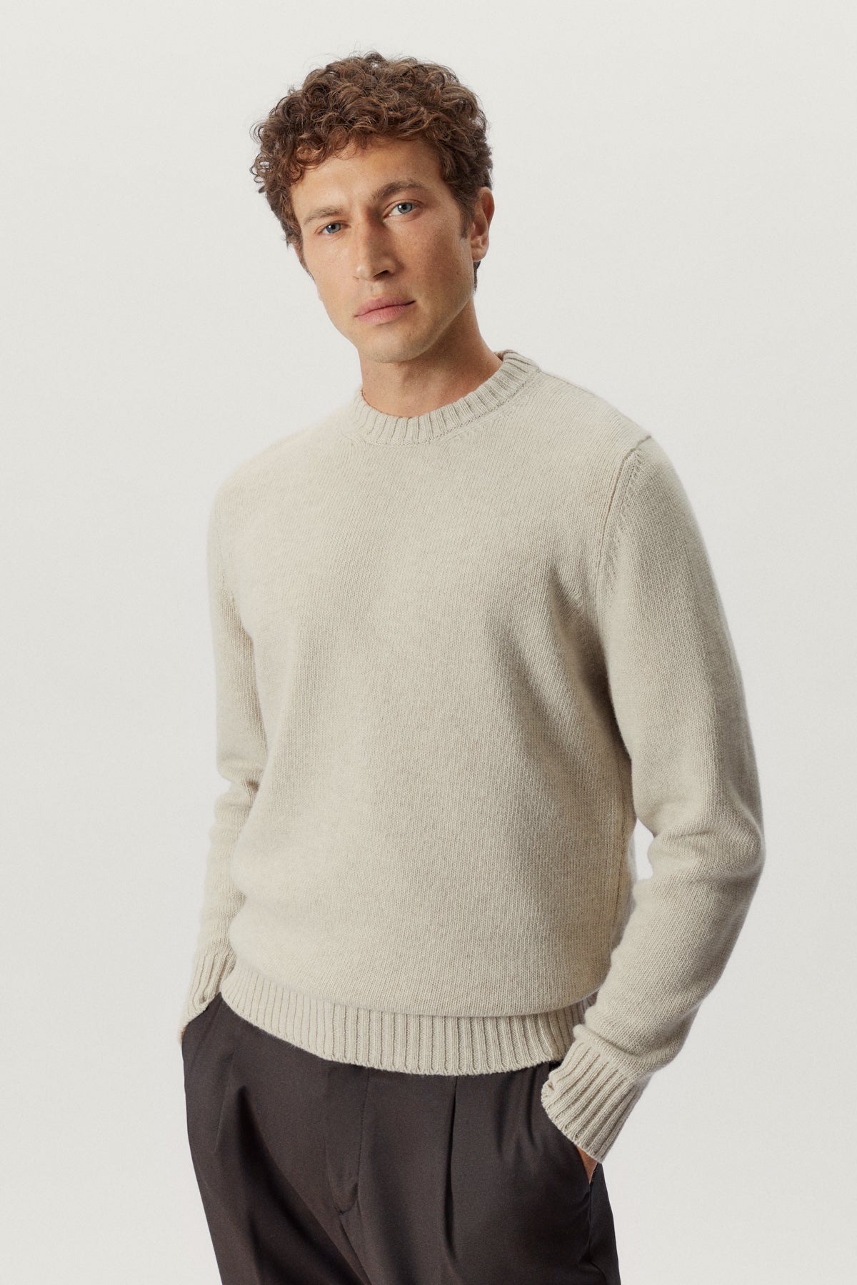 the woolen sweater ecru