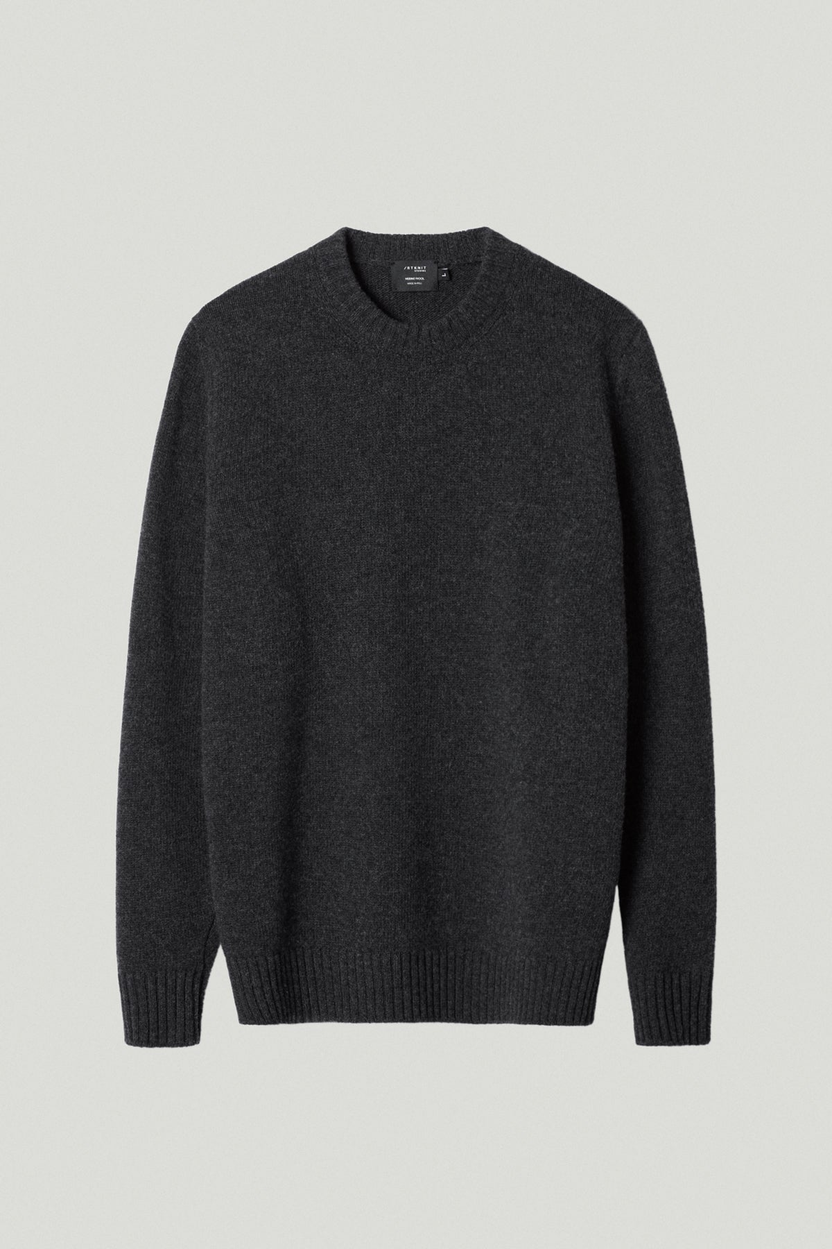 the woolen sweater ash grey