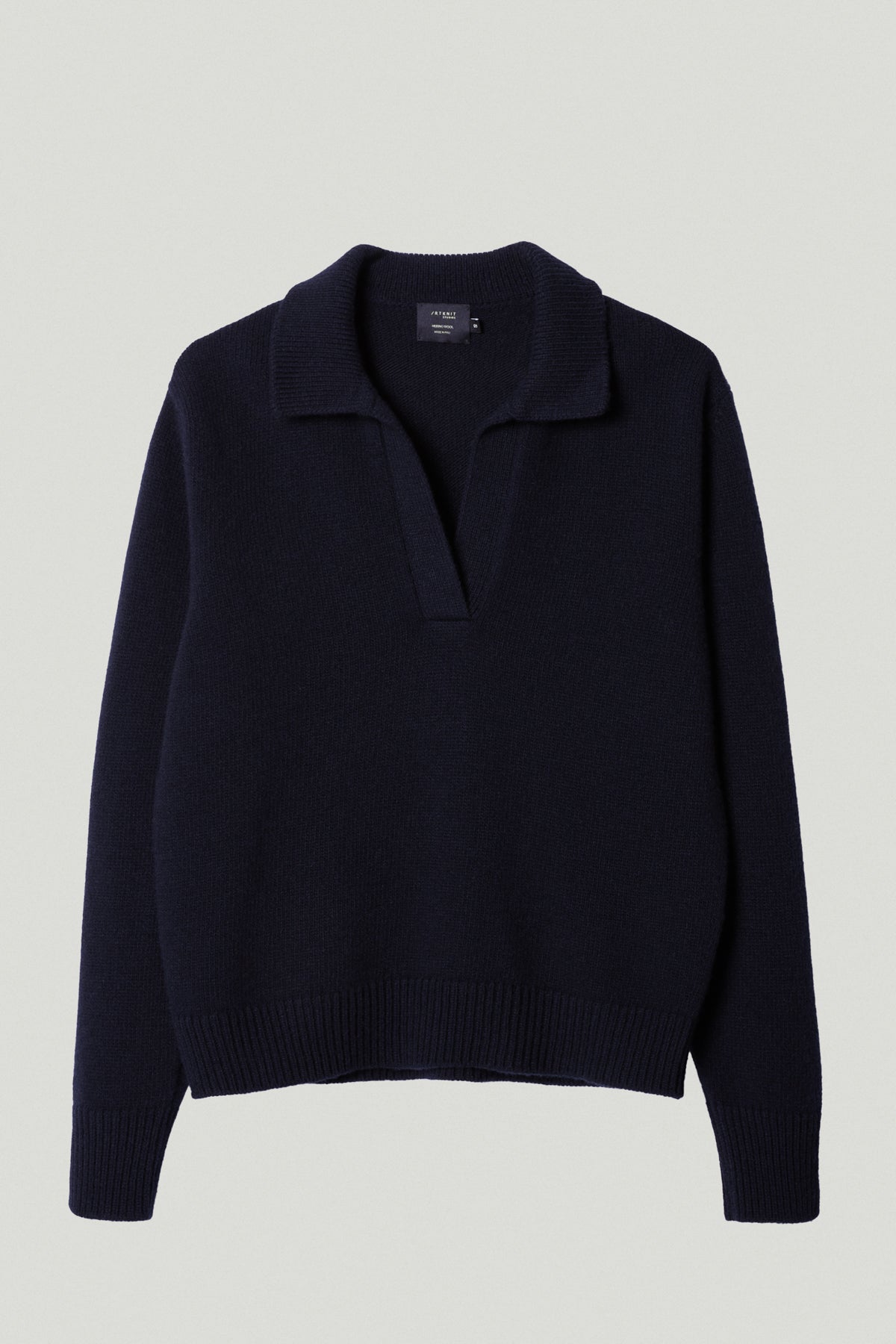 Blue Navy | The Woolen Vintage Polo