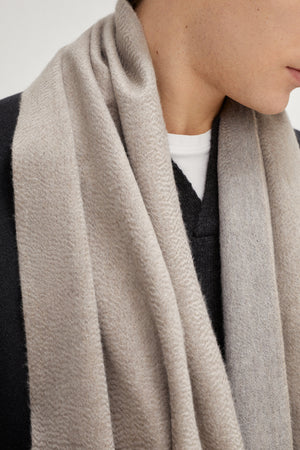 Taupe | The Upcycled Zibeline Cashmere Scarf – Imperfect Version