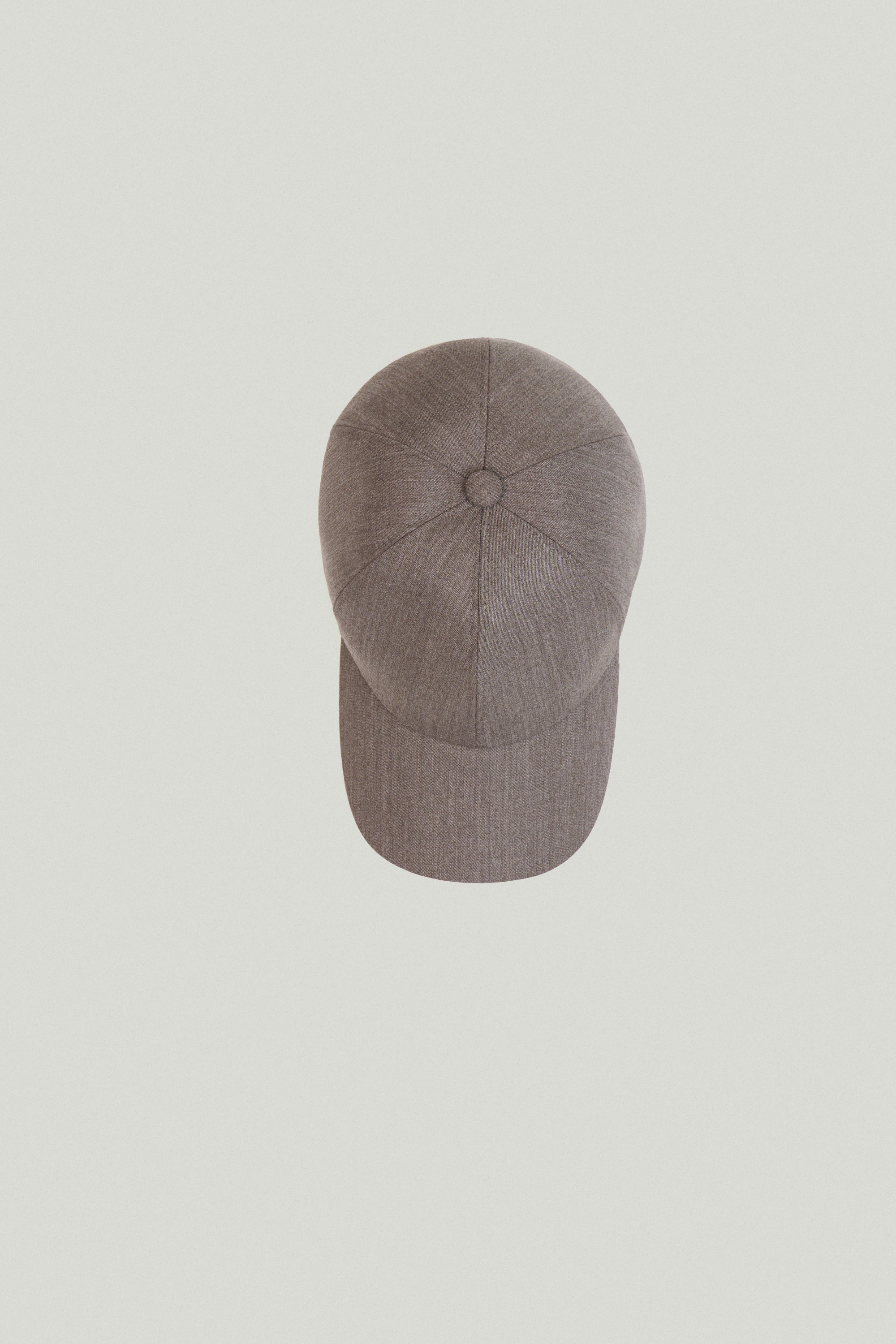 The Twill Wool Baseball Hat taupe