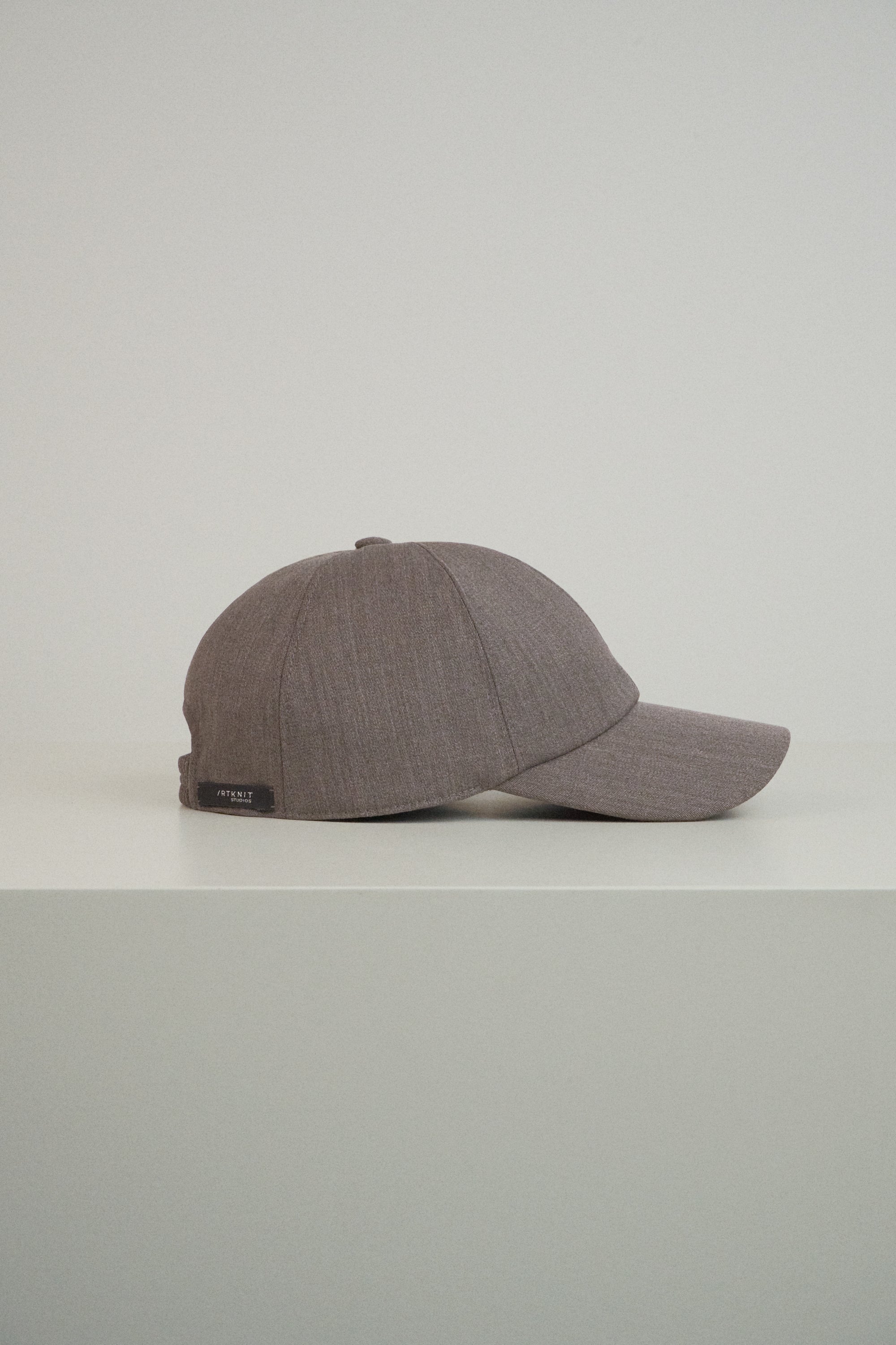 The Twill Wool Baseball Hat taupe