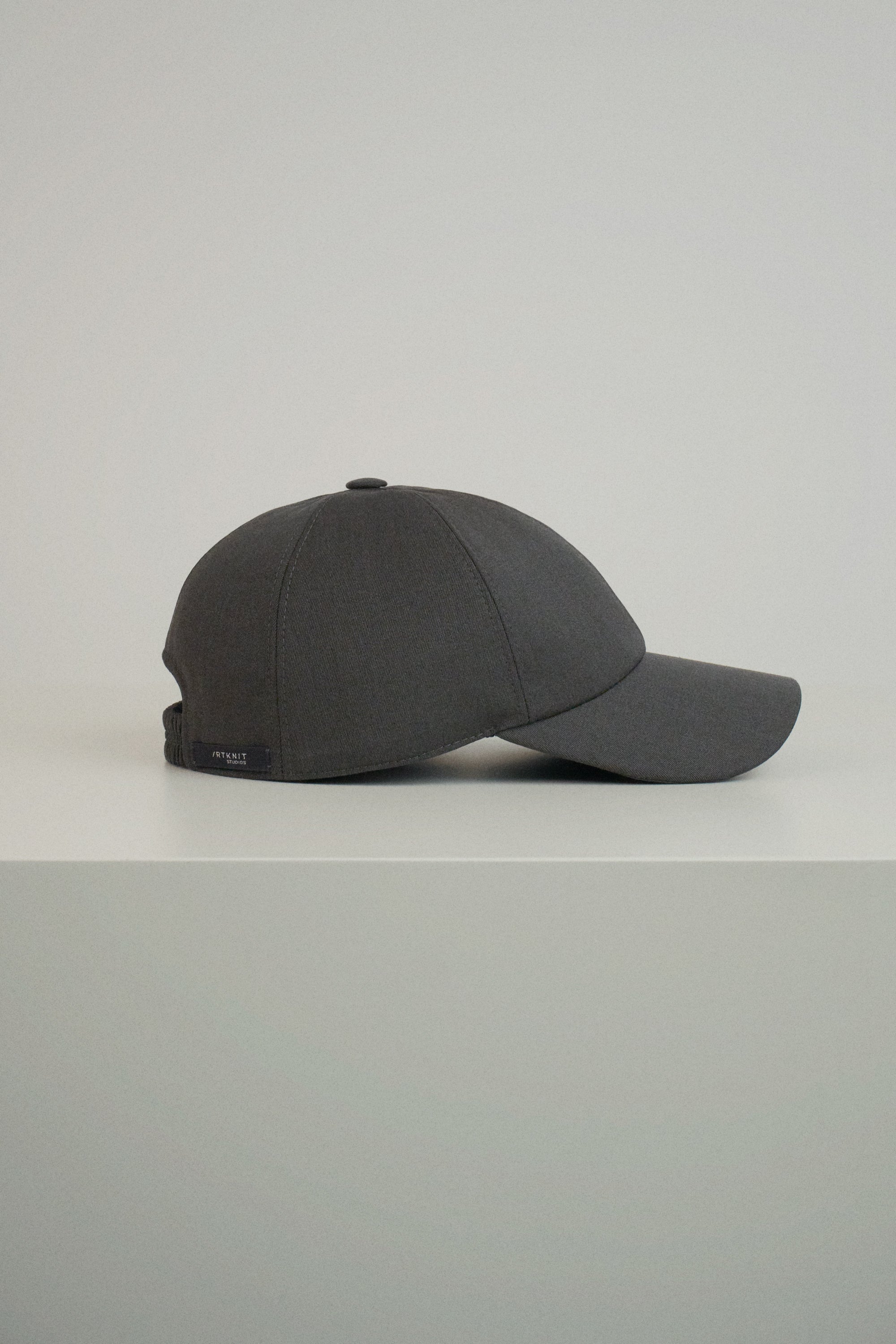 dark green merino wool baseball hat