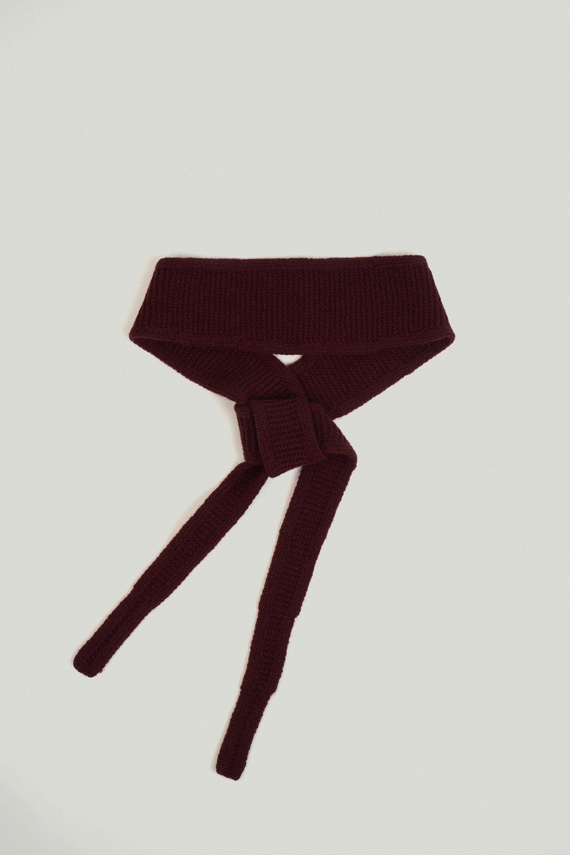 The Woolen Mini Scarf merlot