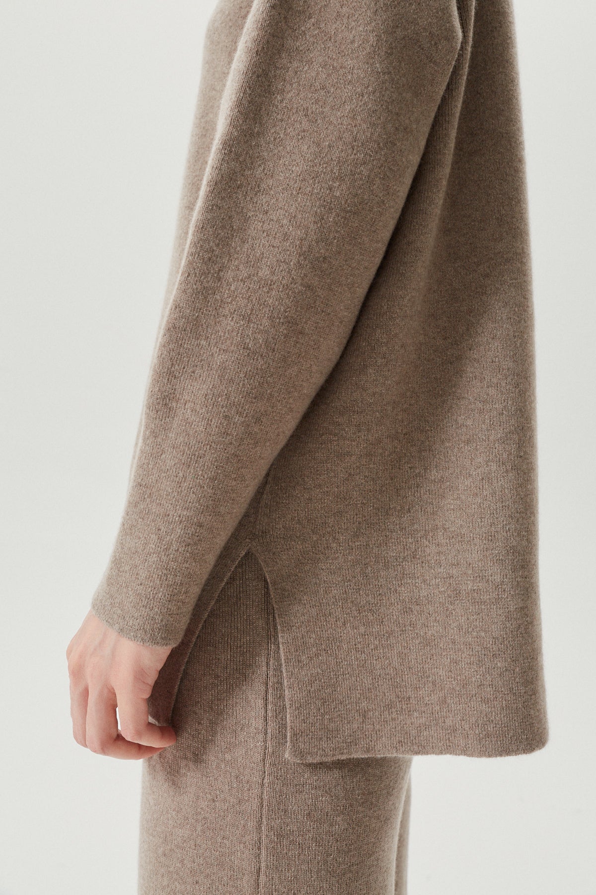 Natural Beige | The Superior Cashmere Chunky Cardigan