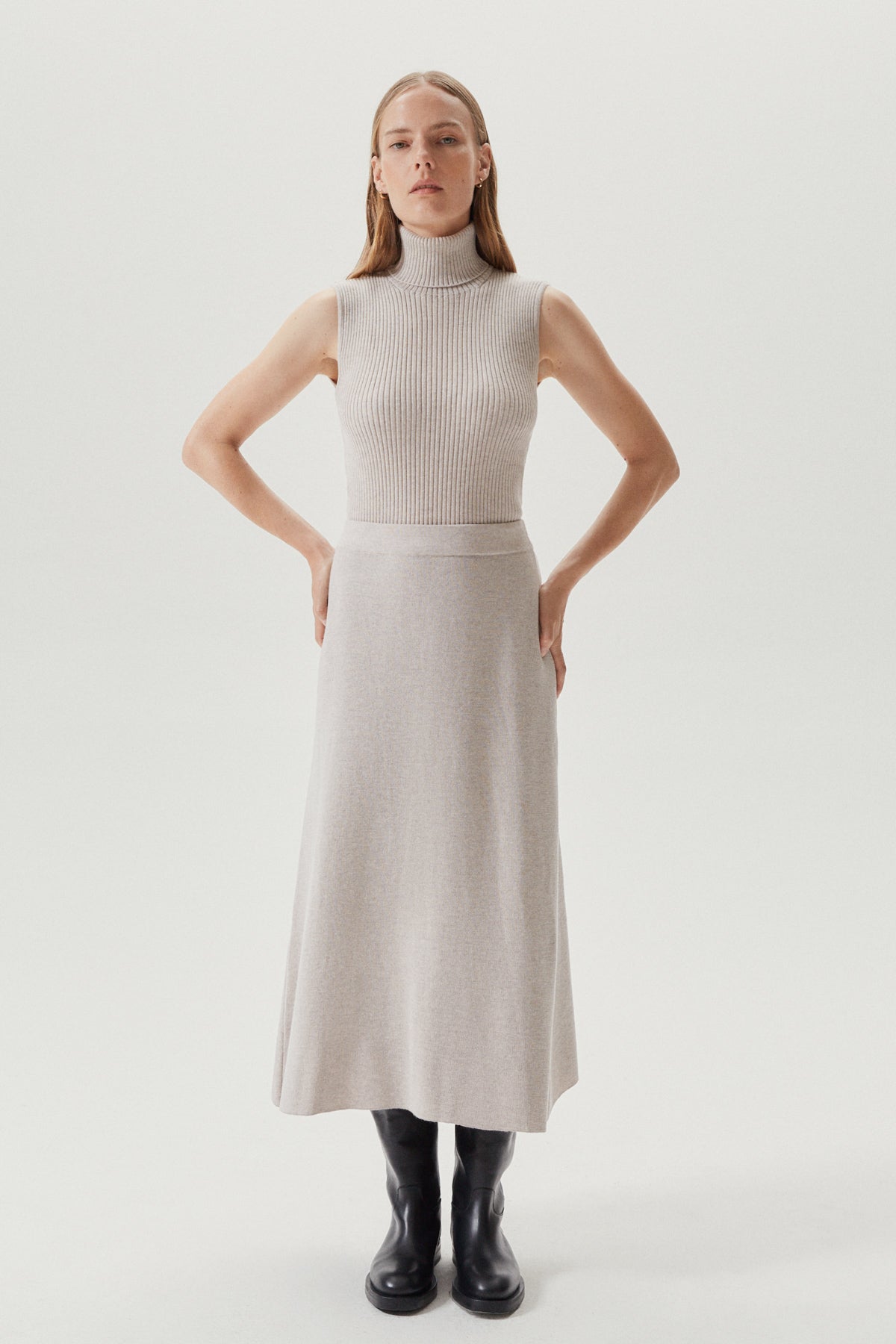 The Merino Wool Flare Skirt – ARTKNIT STUDIOS