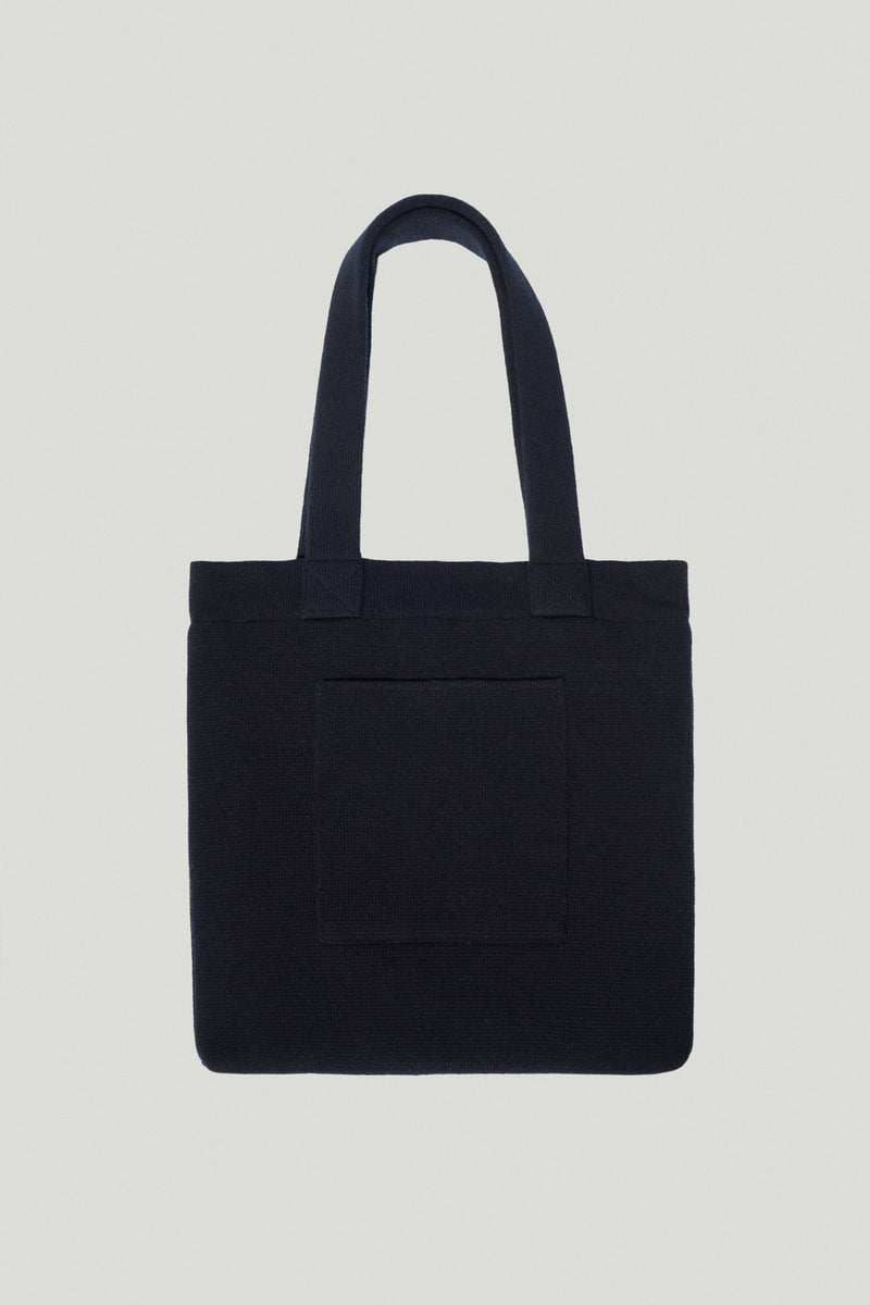 Abyss Blue | The Knit Tote Bag