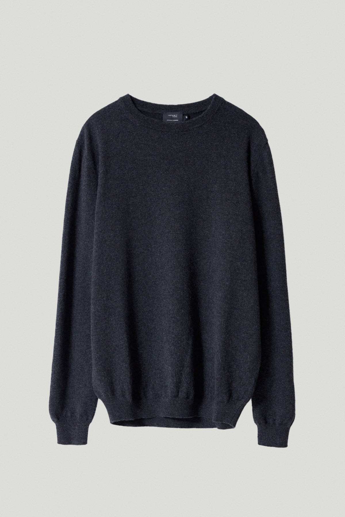 Charcoal Grey | The Superior Cashmere Classic Round-Neck