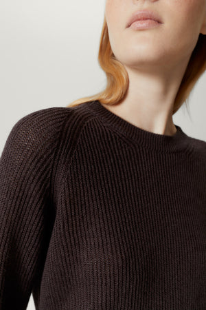 The Linen Cotton Raglan Sweater
