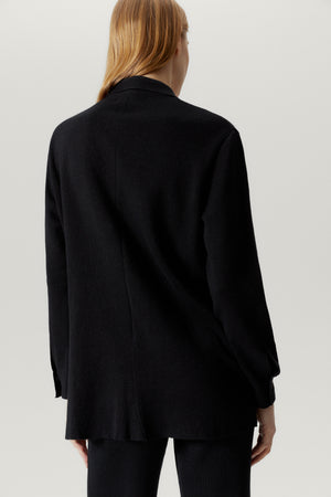 Black | The Linen Cotton Sahariana Jacket 