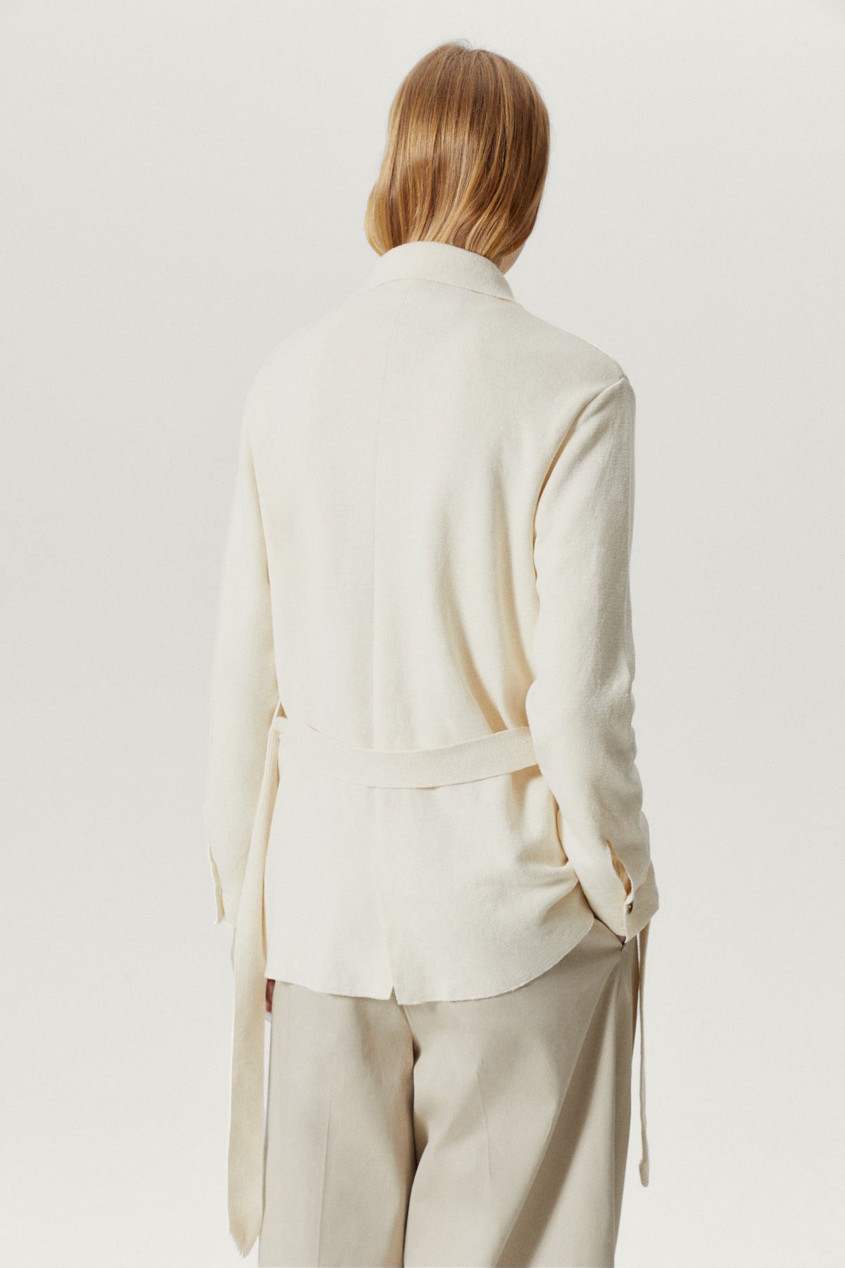 Milk White | The Linen Cotton Sahariana Jacket 