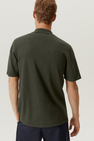 Military Green | The Linen Cotton Short Sleeve Shirt