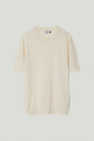 Milk White | The Linen Cotton Vintage T-shirt
