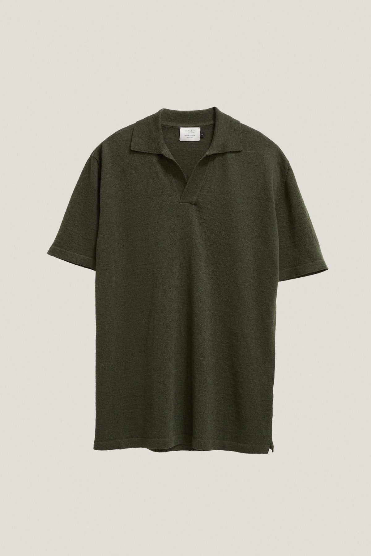 Military Green | The Linen Cotton Vintage Polo