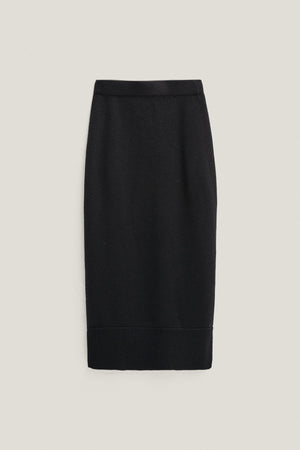 Black | The Merino Wool Skirt