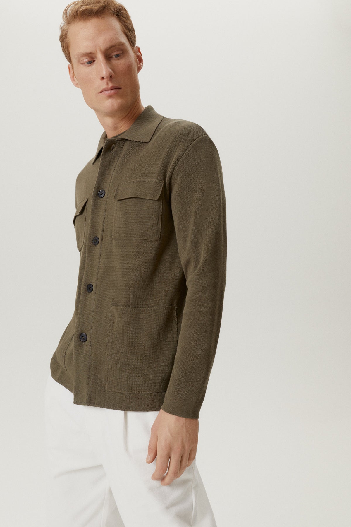 Kaki Green | The Organic Cotton Jacket