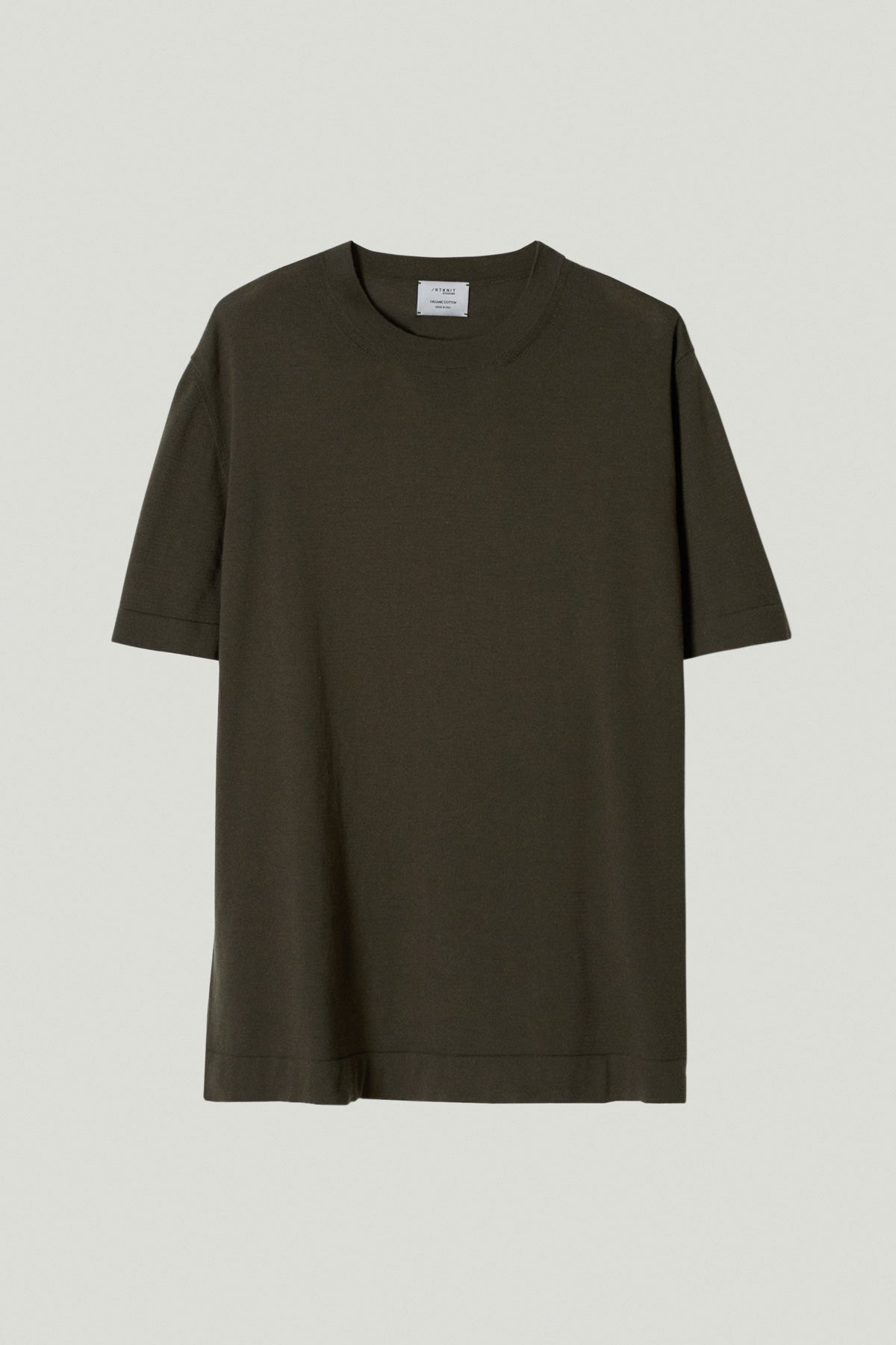 Kaki Green | The Organic Cotton Knit T-Shirt