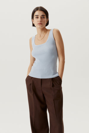 Baby Blue | The Organic Cotton Ribbed Tank Top